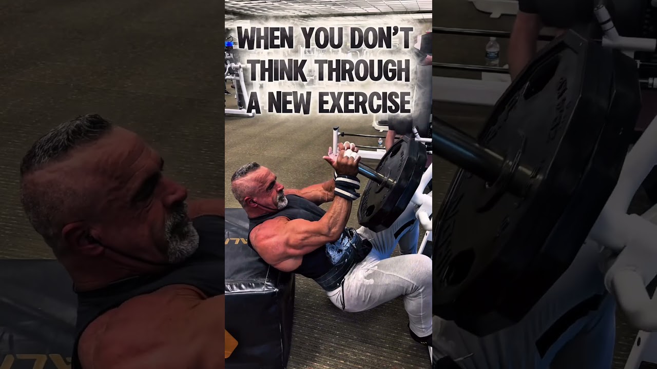 WHEN YOU DON’T THINK THROUGH A NEW EXERCISE. BAD THINGS HAPPEN #fail #funny #gymfail #dumb #workout