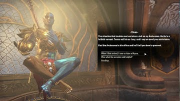 Elder Scrolls Online - Vivec Dialogue Part 1