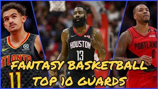 TOP 10 CURRENT FANTASY BASKETBALL GUARDS || 2021 Fantasy Basketball