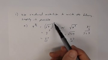 Simplifying expressions of the form a^(m/n)