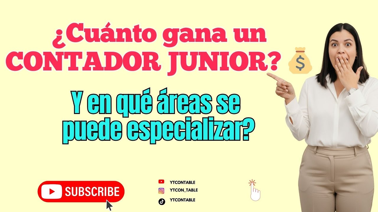 ¿Cuánto gana un CONTADOR según su ESPECIALIZACIÓN? 💰 Auditoría, Costos, Finanzas