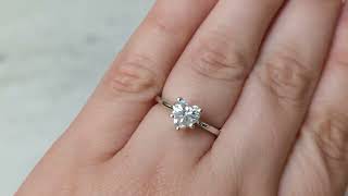 Famous 14K Solid Gold Engagement Ring /1CT Heart Moissanite Diamond Wedding Ring /Moissanite Ring Wealth