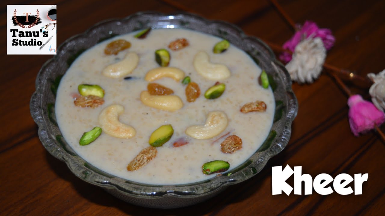 Chawal ki Kheer Recipe | Rice Kheer | Payasam Recipe | Khiri | Tanu's Studio