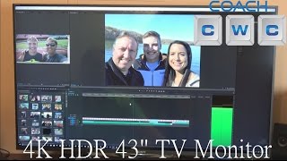 Can You Use a Big Screen TV as Computer Monitor? 4K Sony 43X800D Demo