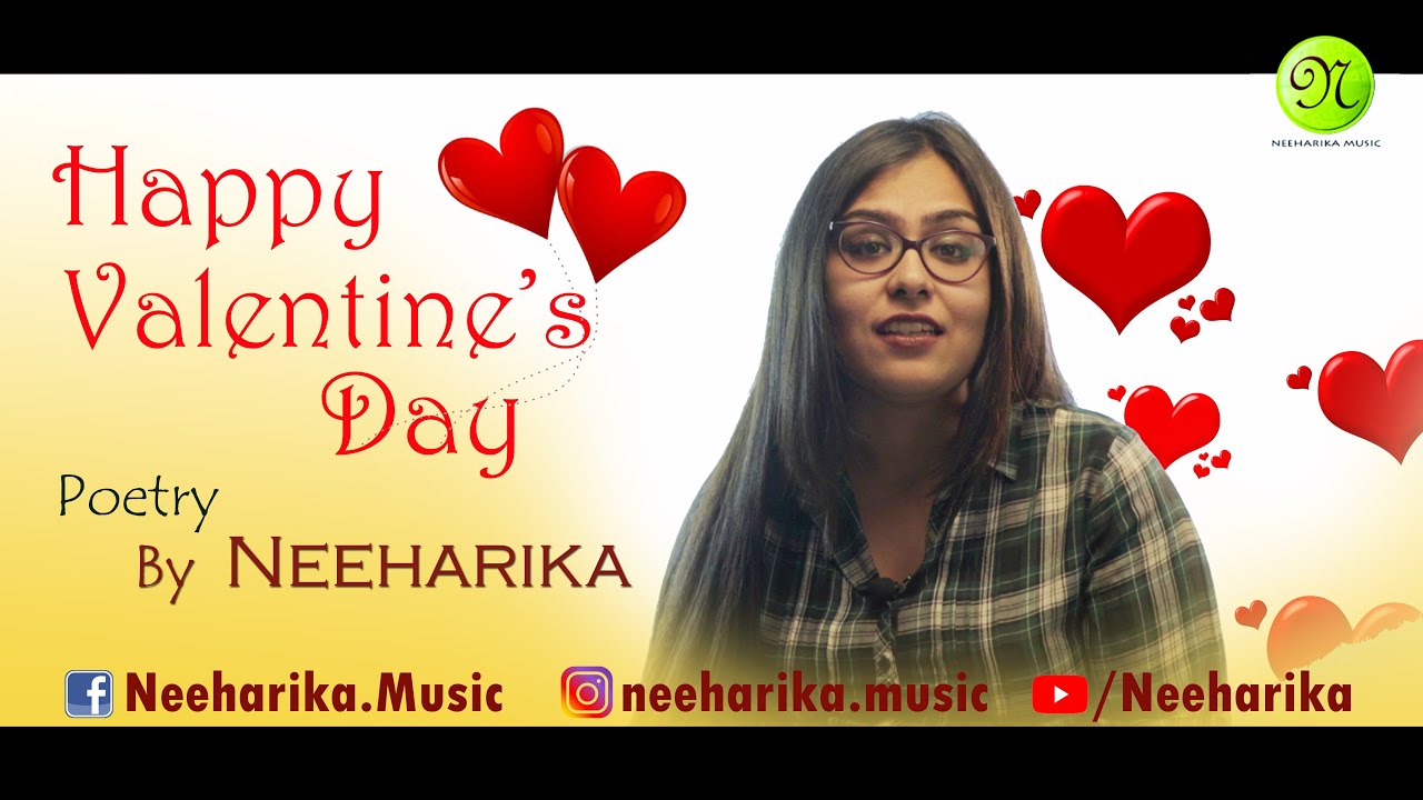 Happy Valentine's Day Neeharika Bengali Poetry HD Video YouTube