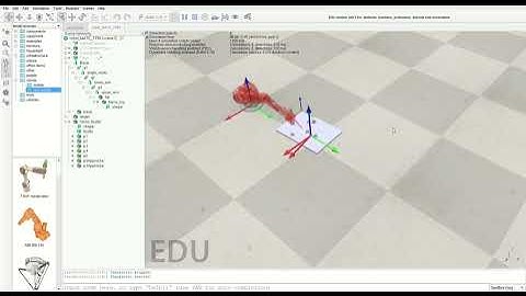 CoppeliaSim Edu   robot MATE TP67   rendering  2 ms 4 59 fps   SIMULATION RUNNING 2025 10 06 11 45 2