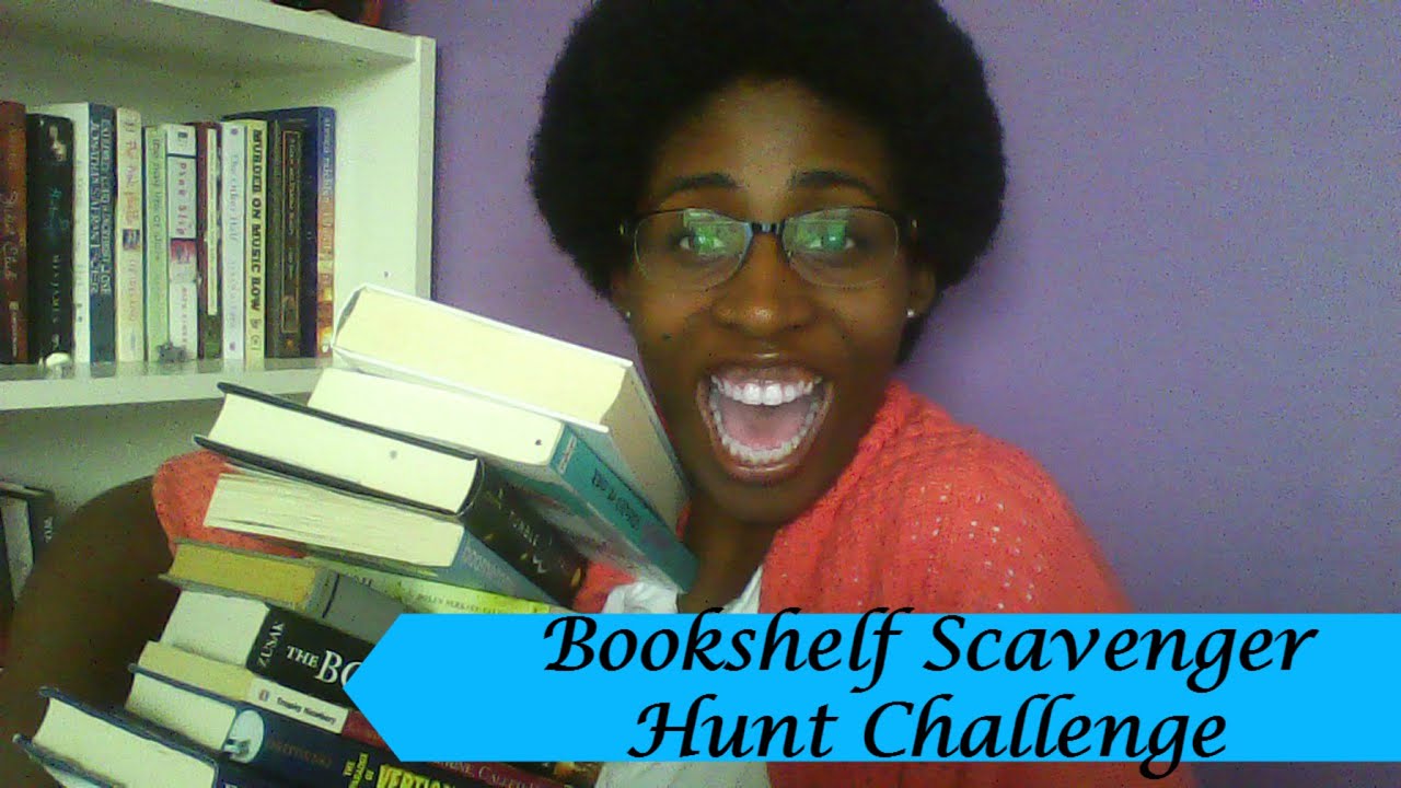 Bookshelf Scavenger Hunt Challenge