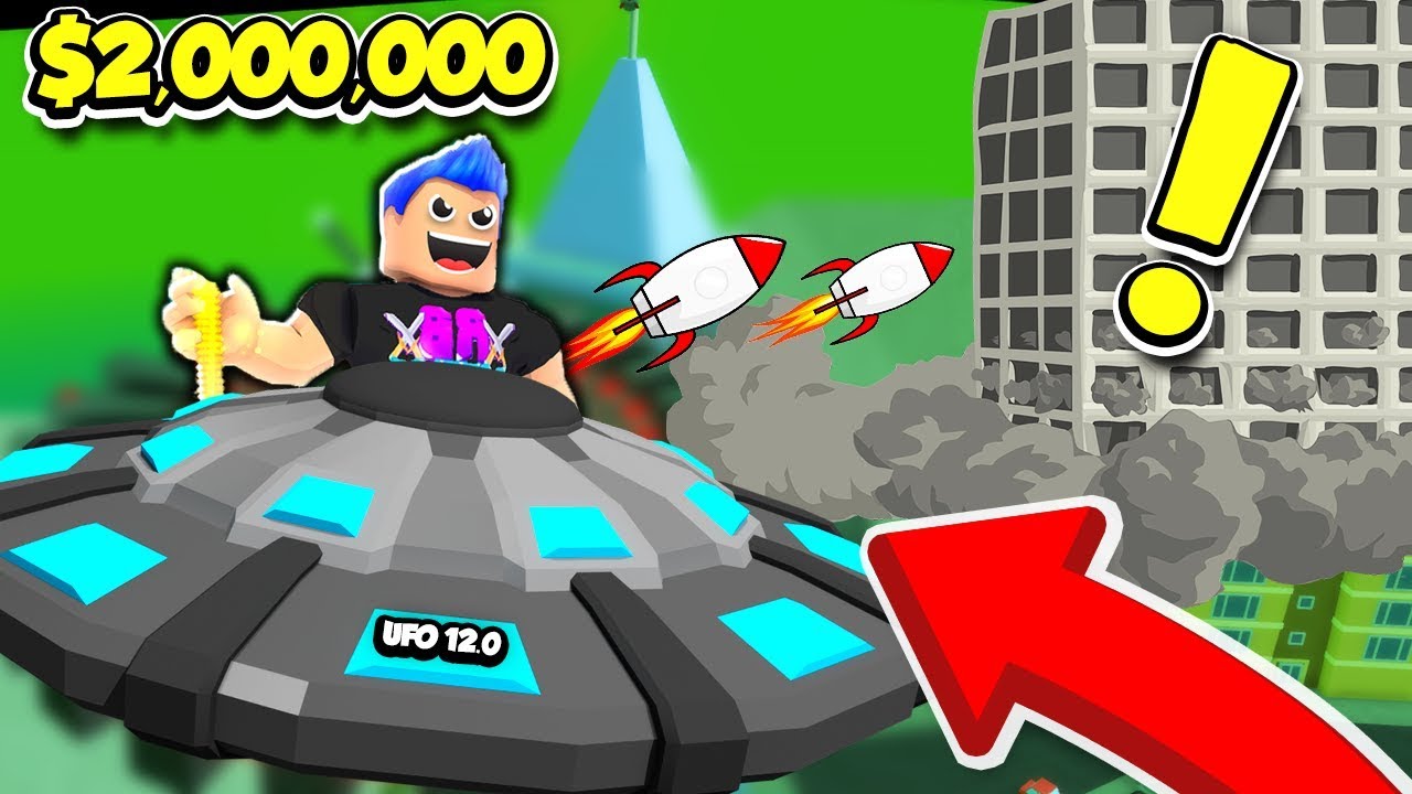Buying The 2000000 Ufo To Get Max Power In Alien Simulator Roblox - roblox ufo belt