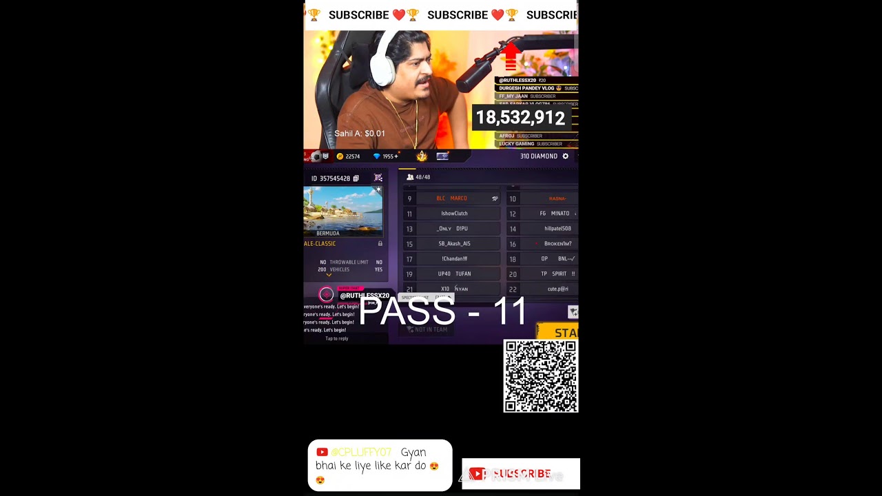 Free Fire streamer 🎮 | Daily live 🔴 | Rank push & custom rooms | Subscribe for OP gameplay & masti