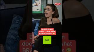 #DylanObrien doesn’t know what BRAT summer is and #RachelSennott is shocked! 😳 #TIFF #SATURDAYNIGHT