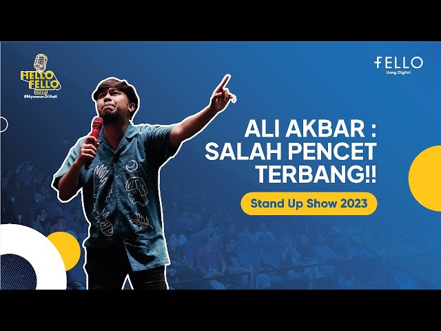 Ali Akbar: Salah Pencet Terbang!! - Hello FELLO 2023 (Stand Up Comedy Show) class=