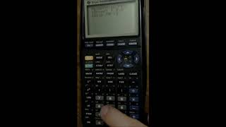 TI 83 program Geometric progression