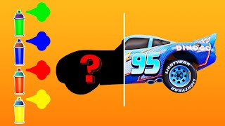 Correctly Guess The Color Of Lightning Mcqueen Tebak Warna Petir Mcqueen