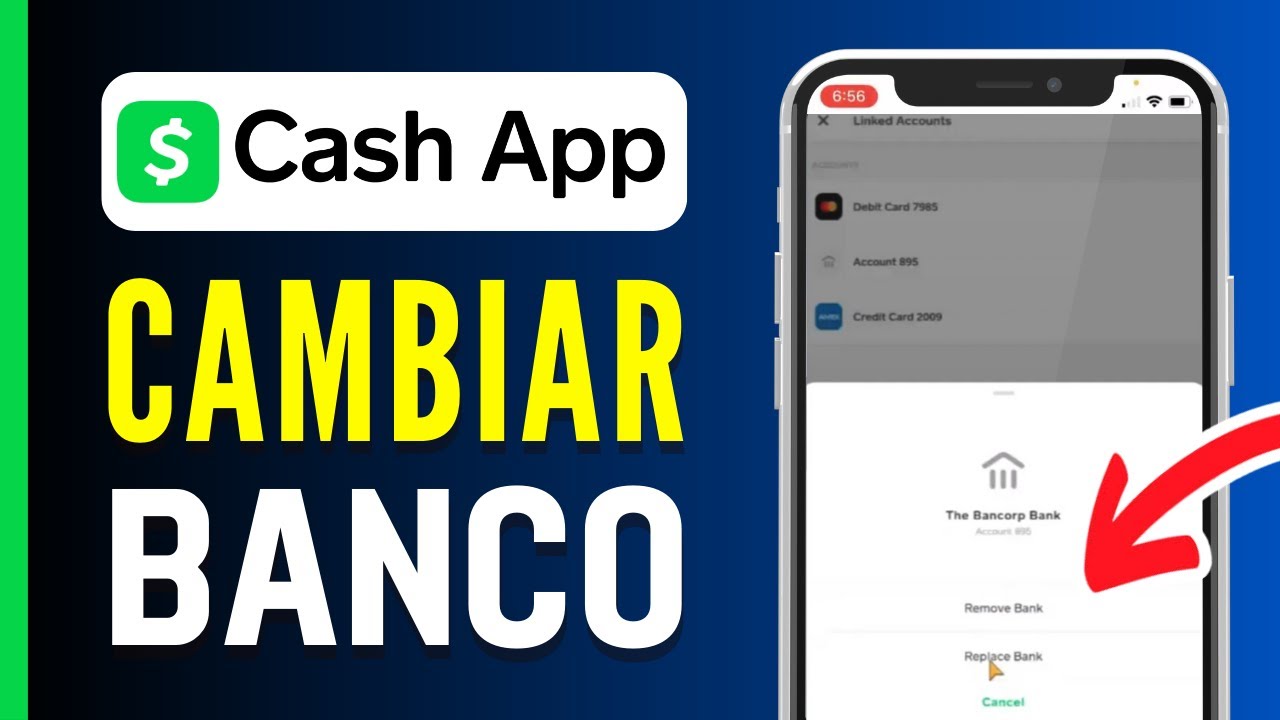 Cómo cambiar la cuenta de banco en Cash App