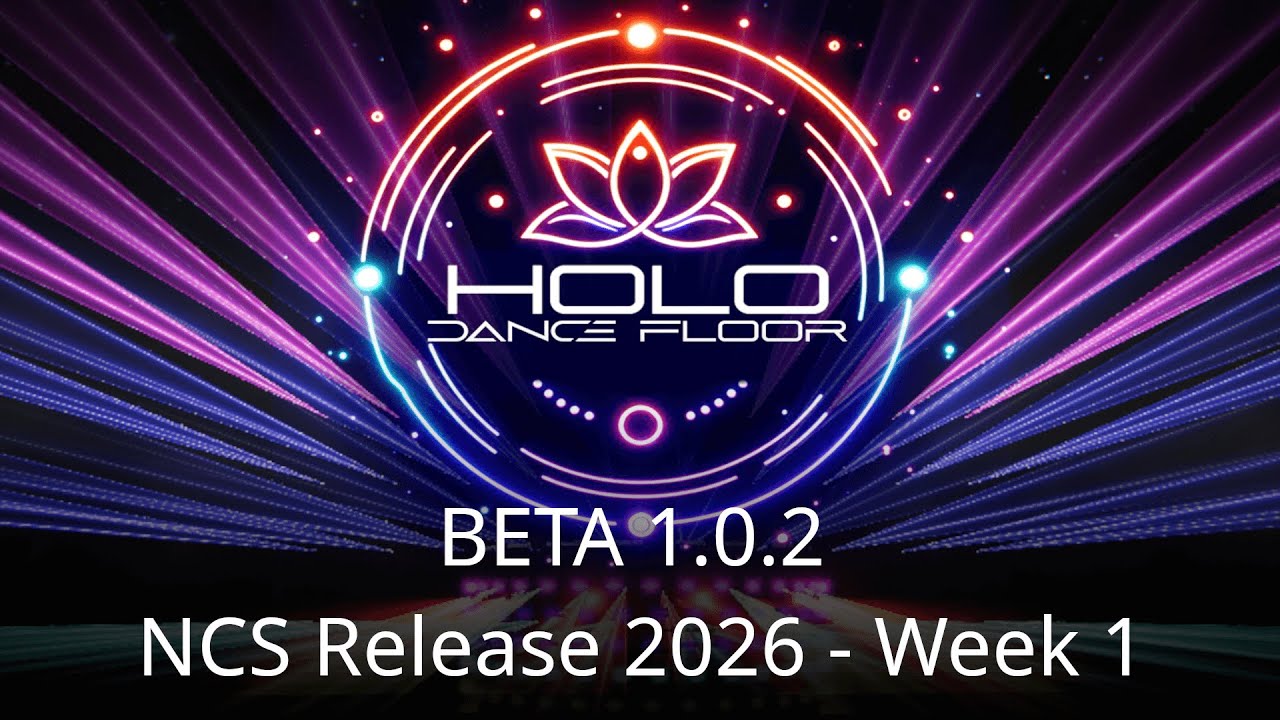 Holo Dance Floor (Beta 1.0.2) - VRChat World - NCS Release Songs