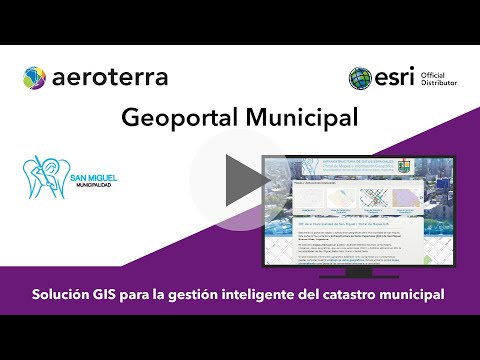 Geoportal Municipal  | Solución GIS para la gestión inteligente del catastro municipal