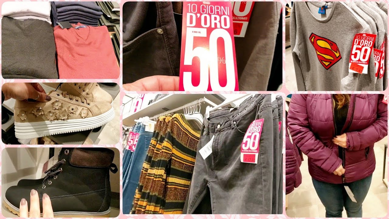 Giretto di shopping da Piazza Italia coi saldi anticipati al 50%! VLOG -  YouTube