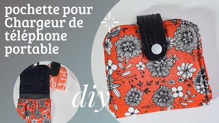 TUTO : pochette de voyage pour ranger ses chargeurs ~