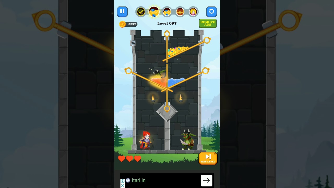 Hero Rescue level 97