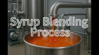 Syrup Blending Process