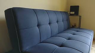 Serta Corey convertible sofa (navy)