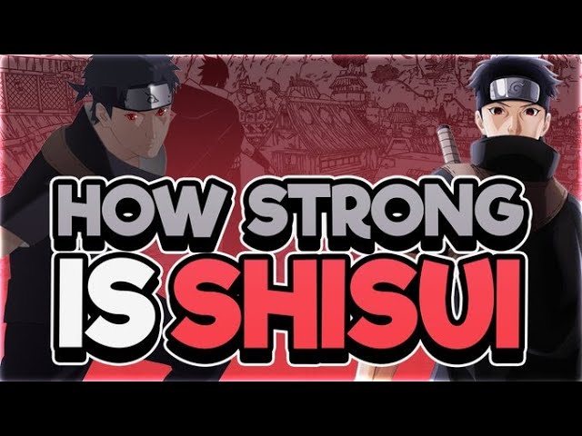 Can we talk about Shisui being the most broken character in the