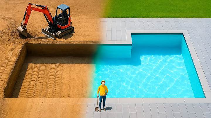COSTRUISCO una PISCINA INTERRATA (Da Zero)