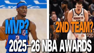These SHOULD Be the OFFICIAL 2025-26 NBA Awards This Season! | Some Might SHOCK YOU😱