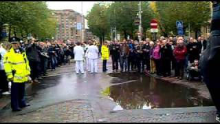 Uitvaart Harry Mulisch, verlaten Stadsschouwburg