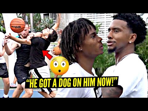 "YOU WANNA THROW SHOULDERS!?" Trash Talker Gets PISSED! 5v5 Got PHYSICAL In Miami!