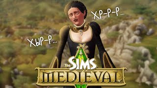 играем за сонную королеву в The Sims Medieval 🤍