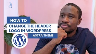 How to change  the header logo on a WordPress site| Astra Theme| Transparent Header screenshot 4