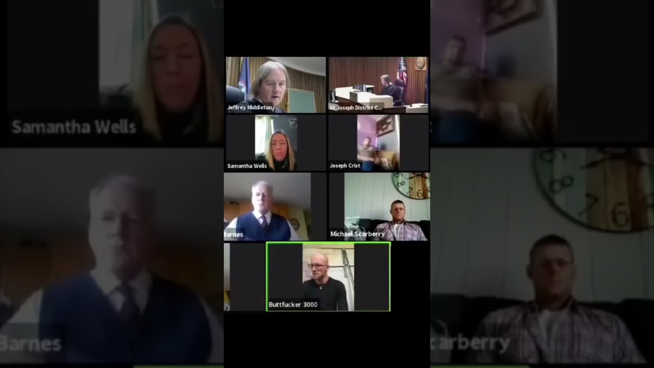 Zoom Court Chaos: Judge Shuts Down Defendant Named ‘Buttf*er 3000’ – ‘My Name Is Nathanial, Sir!’