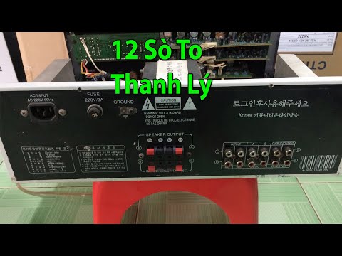Âm Ly Thanh Lý Siêu Rẻ - JARGUAR SPA 203n 12 Sò Lớn | PMT CỦ CHI