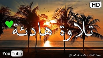سوره القيامه كاملة »  برواية ورش عن نافع 🌻🎧 تلاوية مريحة تهدأ النفس 💛 وتريح الأعصاب 💚