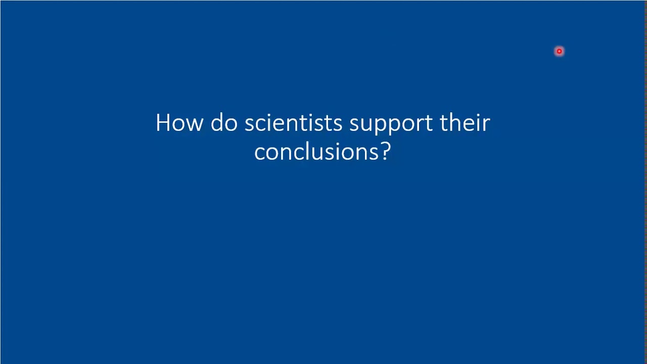 Grade 5 How Do Scientists Support Their Conclusions?Part 3