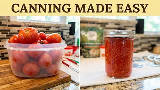 How to Can Fresh Tomatoes | Crushed Tomatoes for Water Bath Canning How to Can Fresh Tomatoes | Crushed Tomatoes for Water Bath Canning