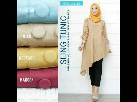  Model  Baju  Atasan Tunik  Blouse Elegan  dan Casual Terbaru 