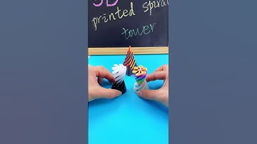 ❄️Creative 3D Printed Snowflake Spiral Satisfying to Watch Relaxing ASMR