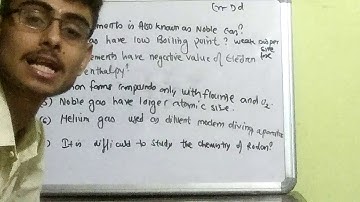 P-Block Class 12 Group 18 Important Questions For Board Exam 2020 in Hindi