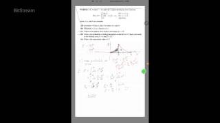 Griffiths Quantum Mechanics Problem 1.7 part three