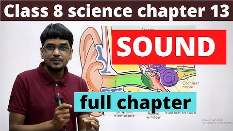 class 8 science chapter 13 sound  full chapter cbse\ncert