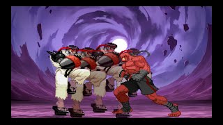 Cyber Evil Ryu VS Cyber Evil Sagat - Highest Level Intense Battle