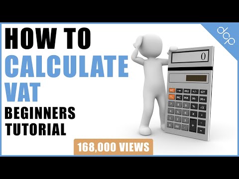 Video: How To Calculate The Amount Of Vat