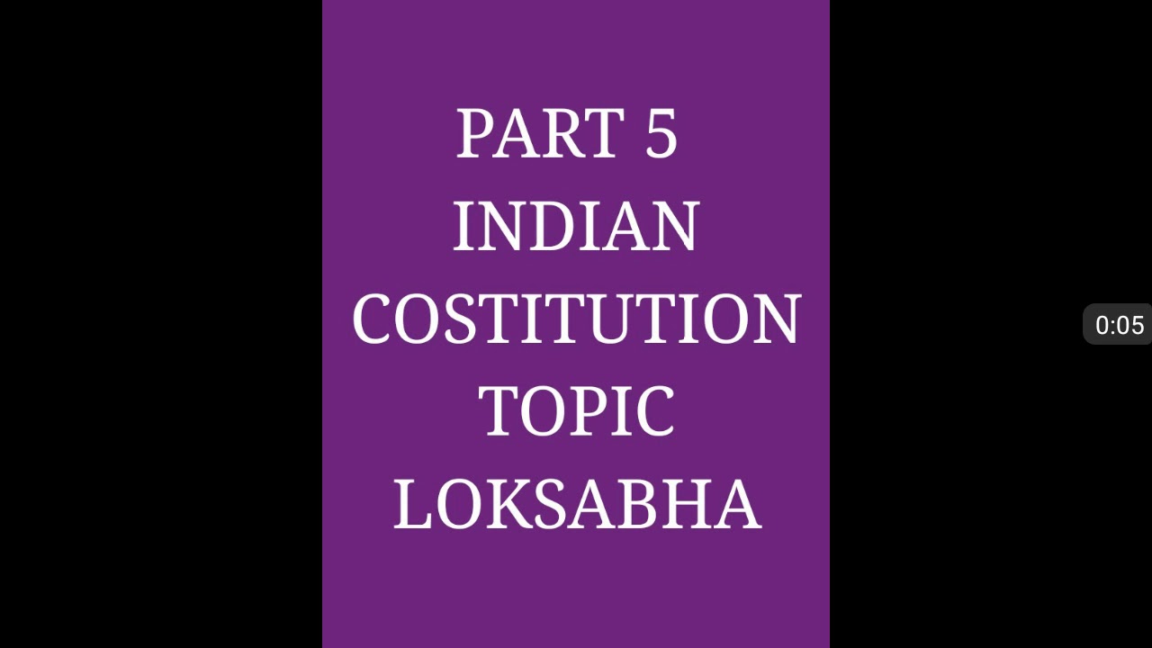INDIAN CONSTITUTION FOR UPSC GPSC ALL GOVT EXAMINATION..PARLIAMENT..LAKSHMIKANT