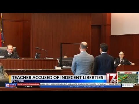 Ex-Wake County teacher charged with indecent liberties appears in court
