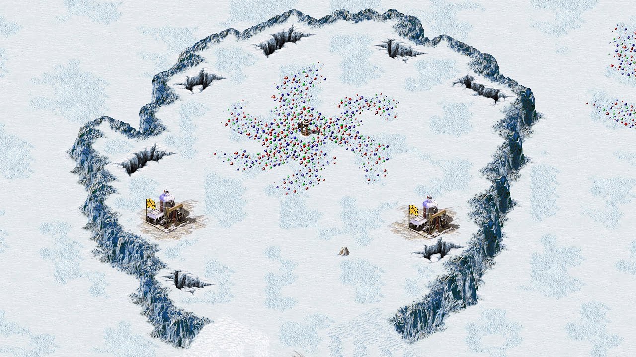 Red Alert 2 Yuri's Revenge - Permafrost Circus (Extra Hard AI)