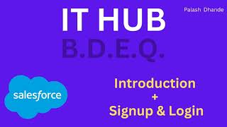 Introduction of Salesforce | Signup & Login | Hindi