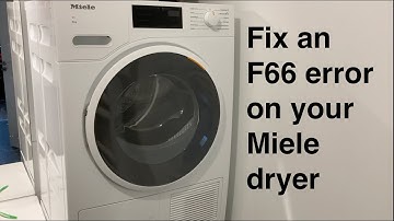 How to Remove F66 Error on Miele Dryer