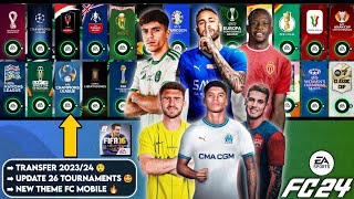 FIFA 16 MOD EA FC MOBILE ANDROID OFFLINE WITH UPDATE 26 TOURNAMENTS, NEW KITS and TRANSFERS 23/24